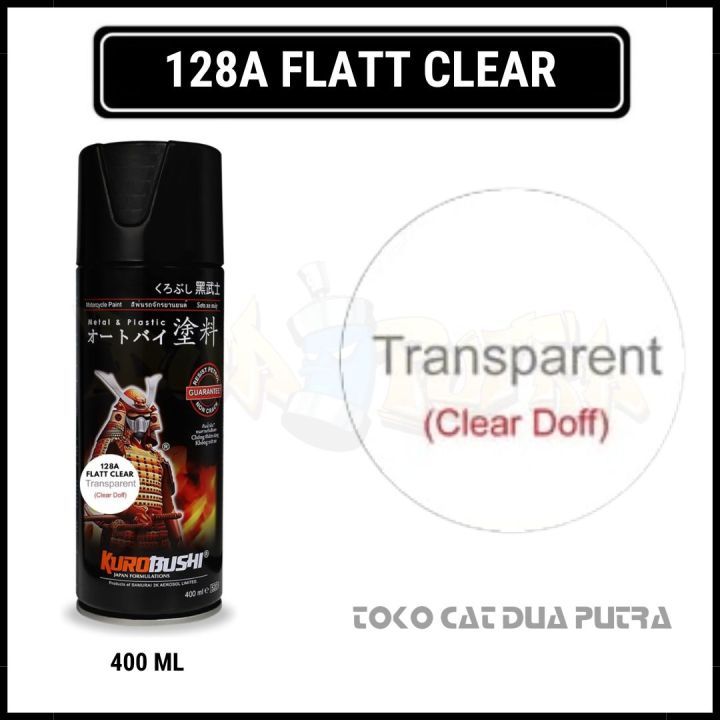 Cat Semprot Samurai Paint 128A Flat Clear