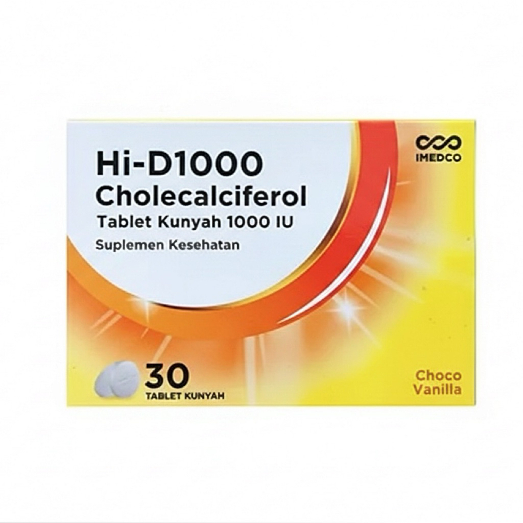 Hi-D 1000 TABLET KUNYAH (PER STRIP)