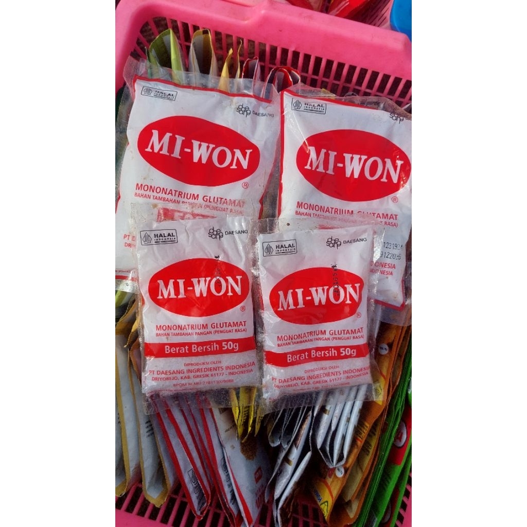 Miwon penyedap rasa 50gram dan 95gram