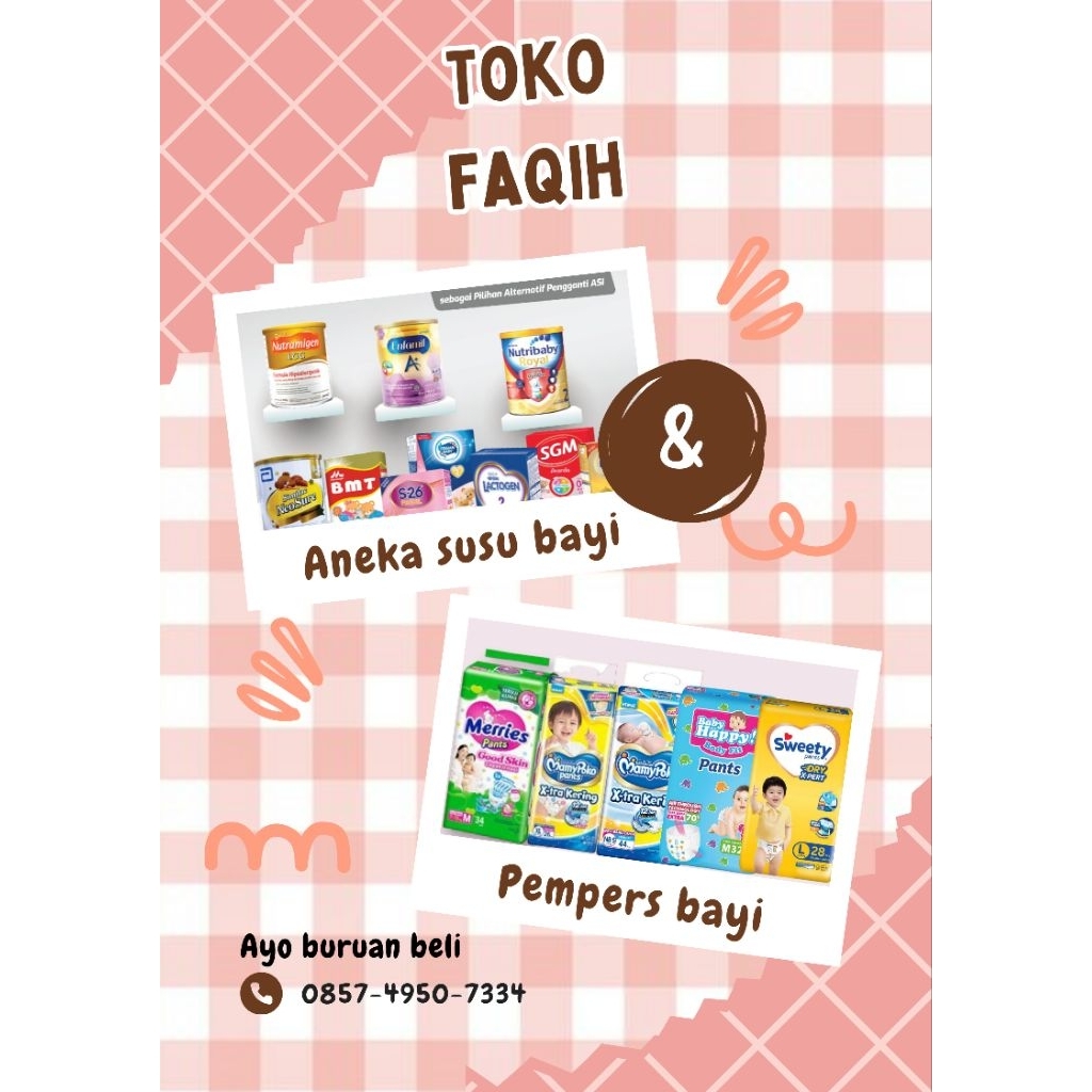 Pempers dan susu bayi