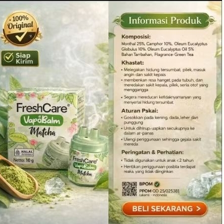 FreshCare - VapoBalm Matcha