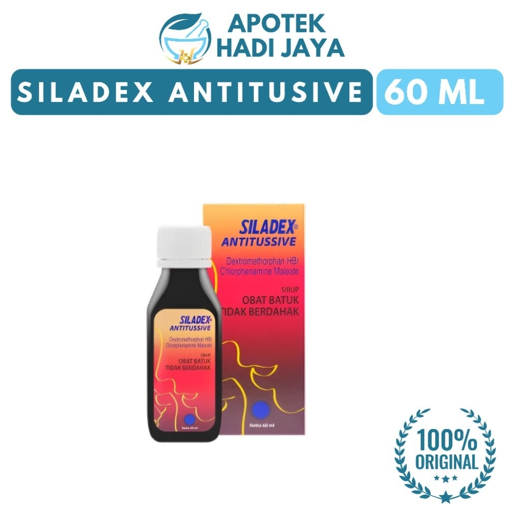 SILADEX ANTITUSIVE BOTOL 60 ML - OBAT BATUK