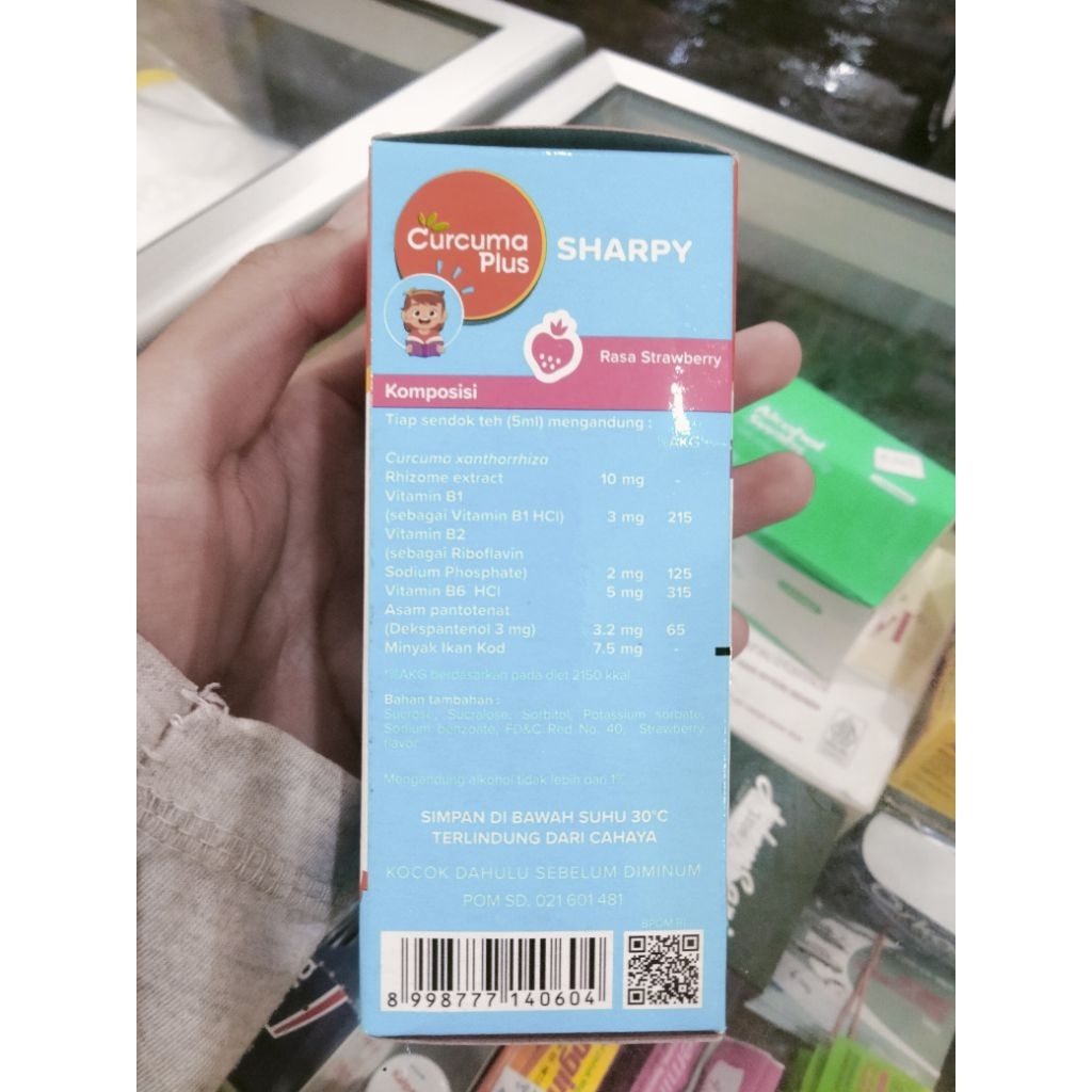 curcuma plus 60 ml sharry rasa strobery
