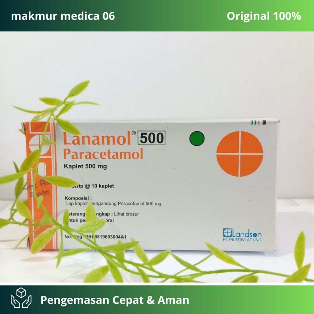 Lanamol perbox // Obat demam