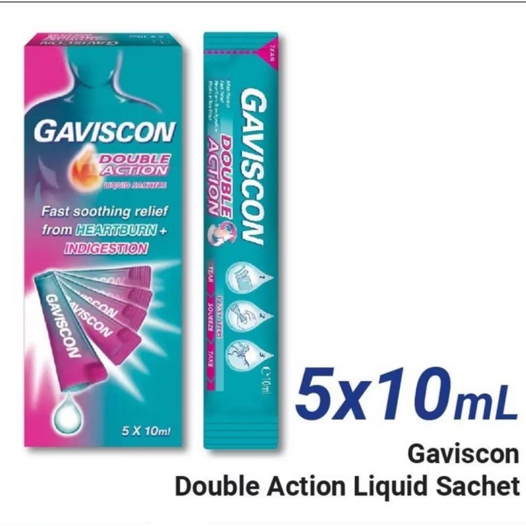 Gaviscon Double Action Liquid 5x10ml