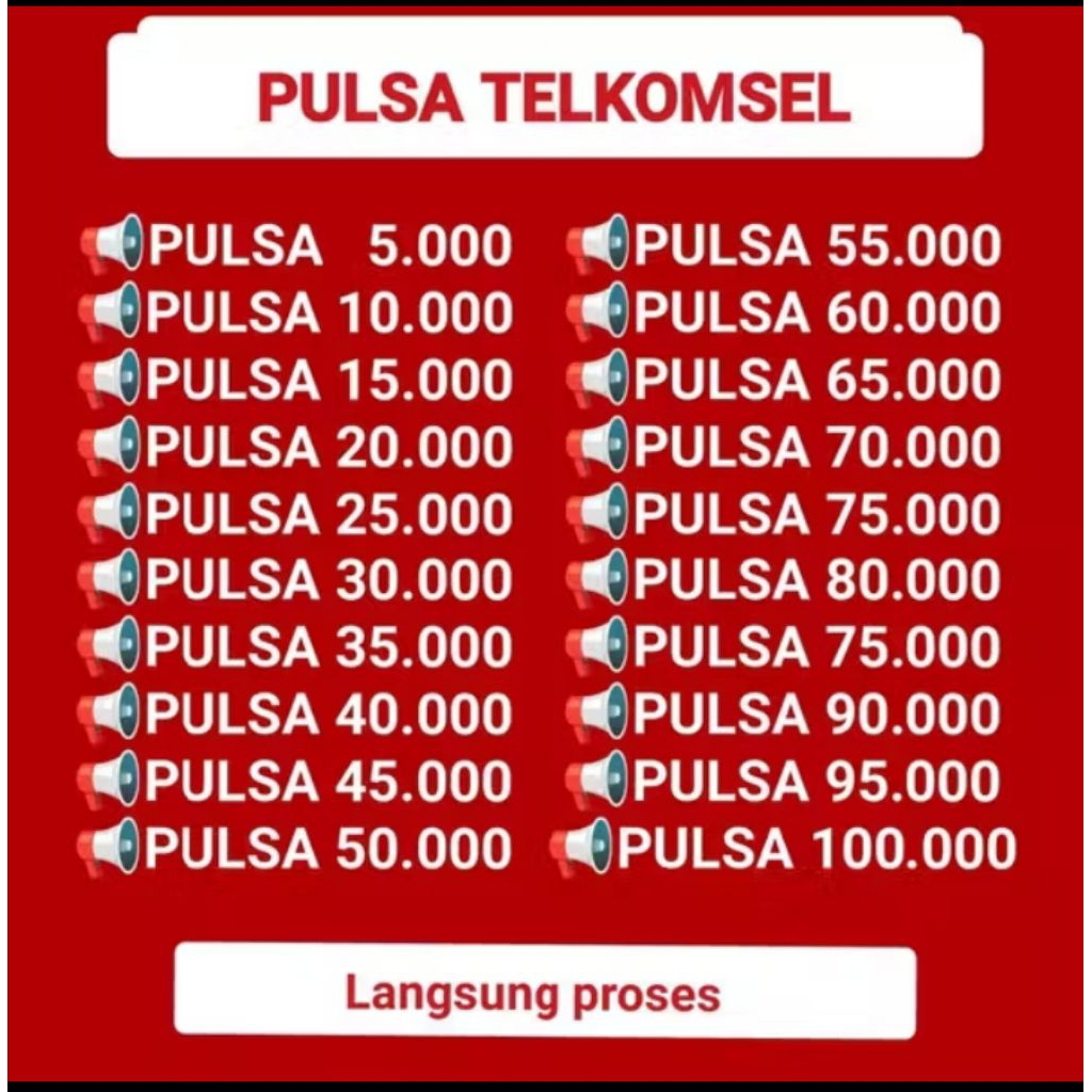 Pulsa 5.000 telkomsel