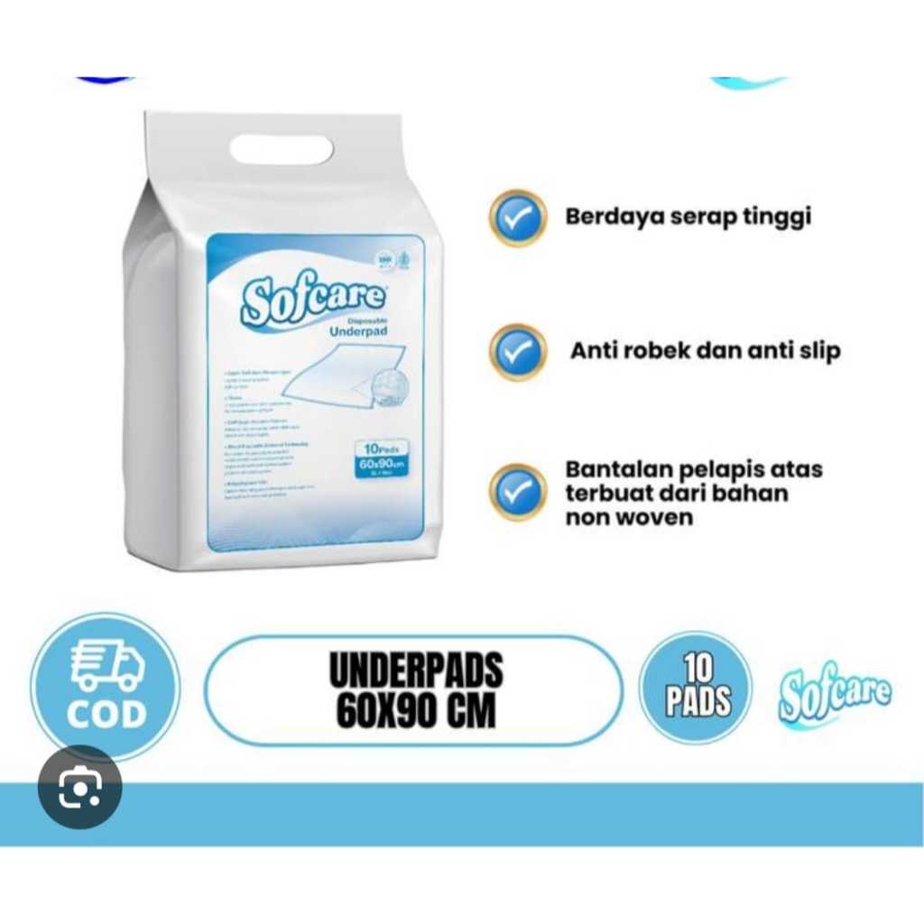 UNDERPAD SOFCARE 60*90cm Ukuran XL