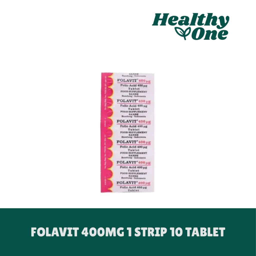 FOLAVIT 400MG 1 STRIP 10 TABLET