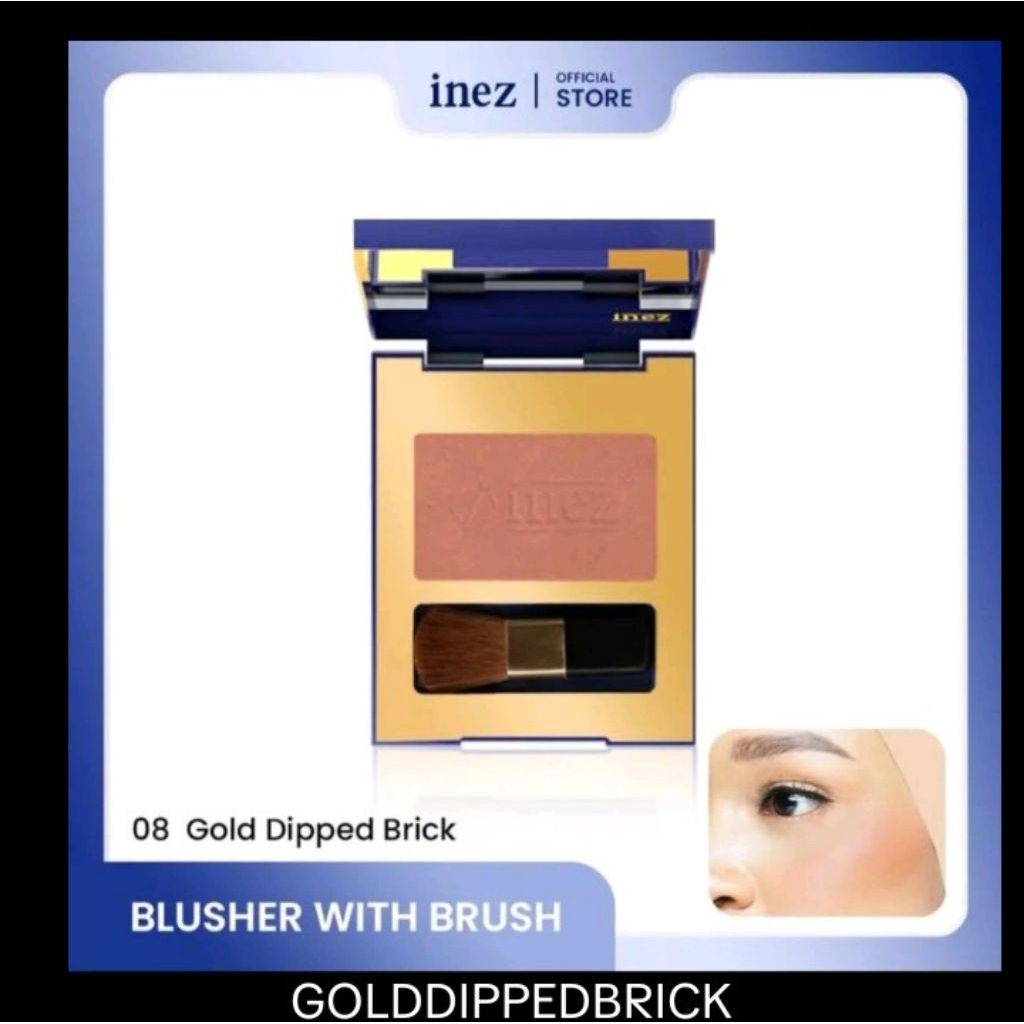 blusher gold deep brick