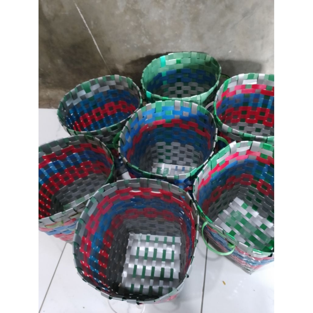 Pot plastik rajutan TAHAN BANTING