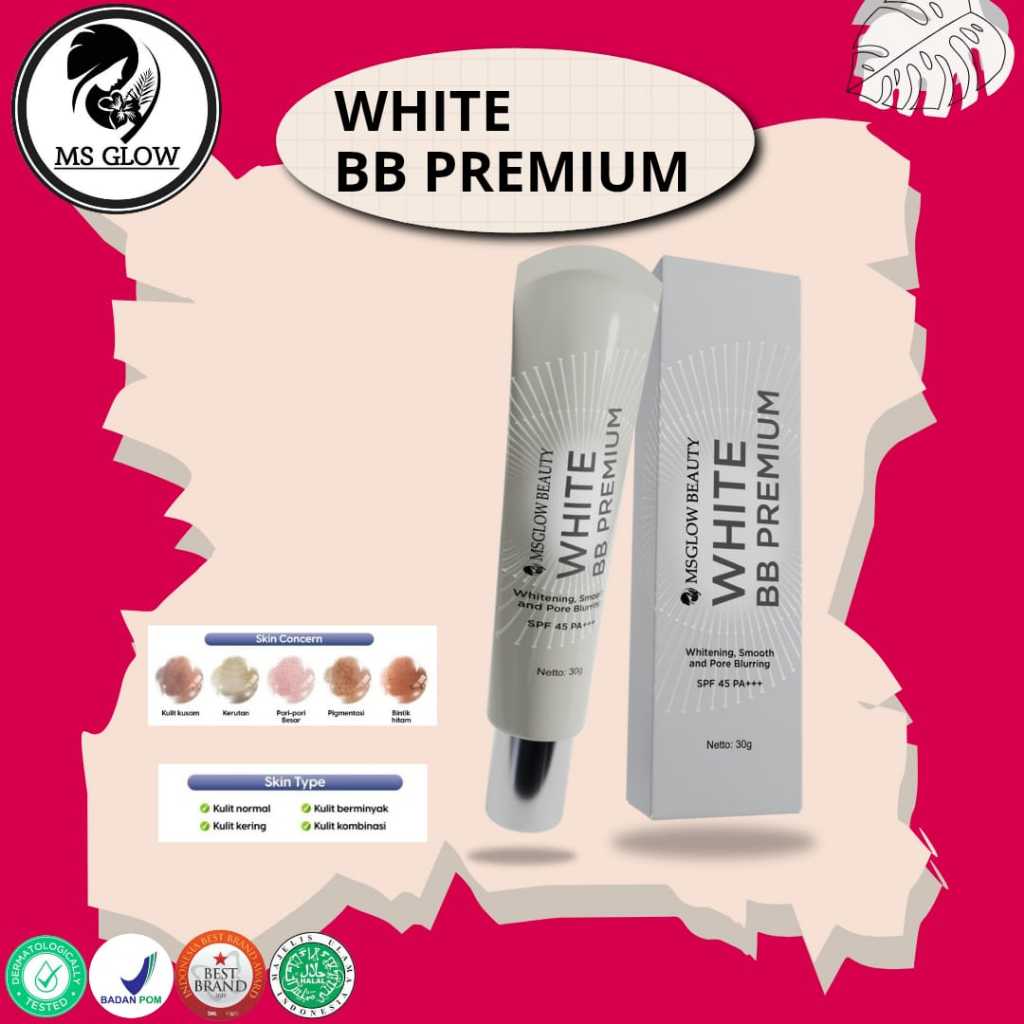 MS GLOW - WHITE BB PREMIUM - 25g
