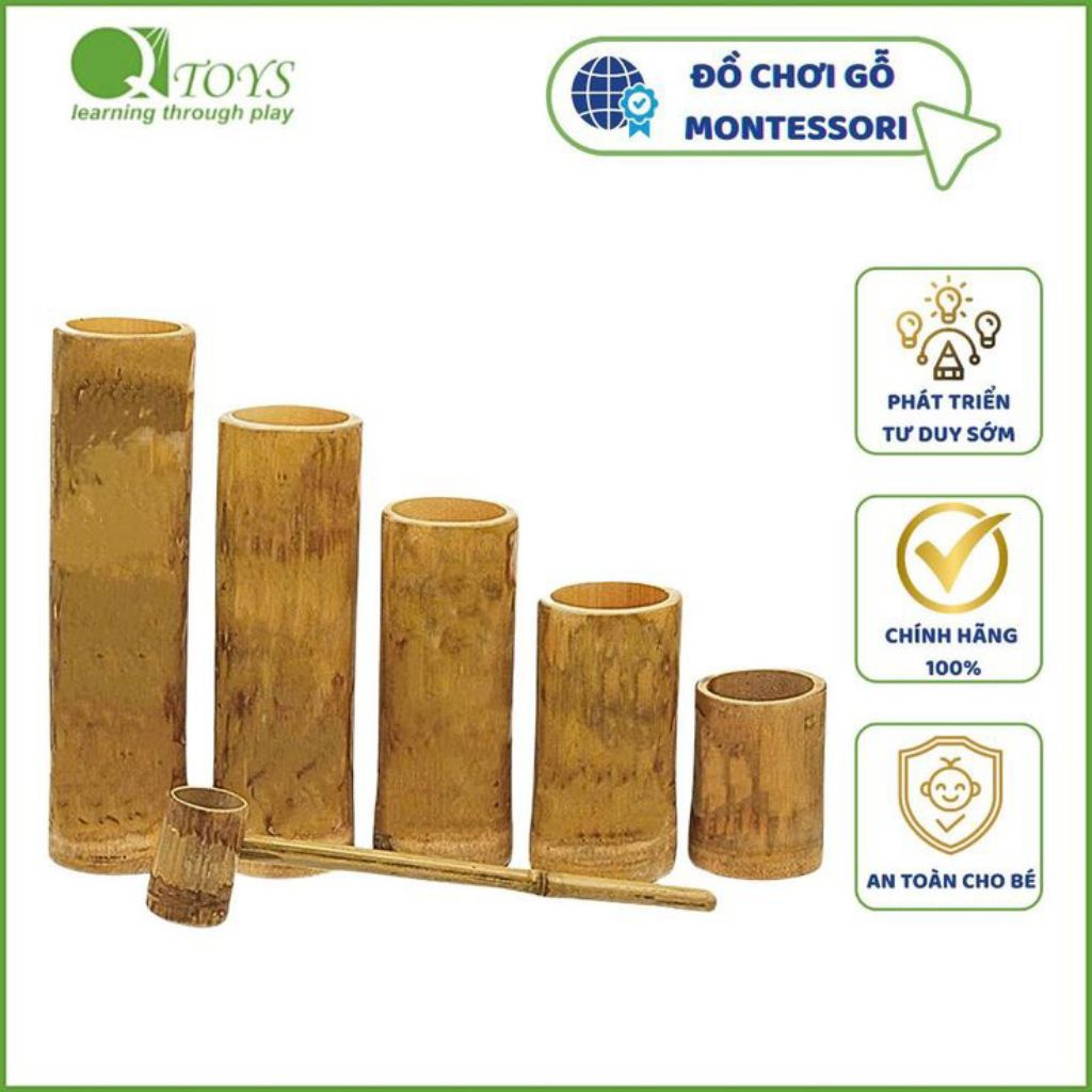 1 set mainan cup bambu super tinggi