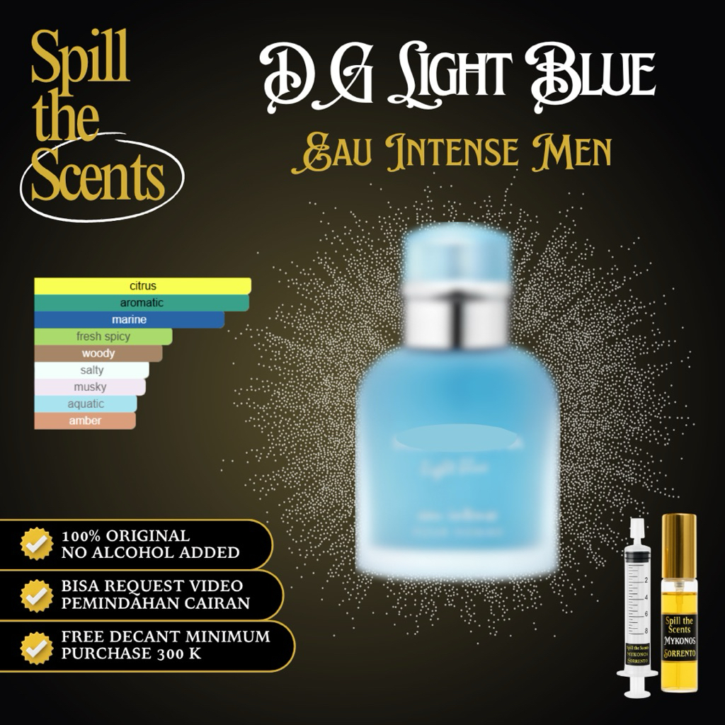 STS Decant D*G Light Blue Eau Intense Men