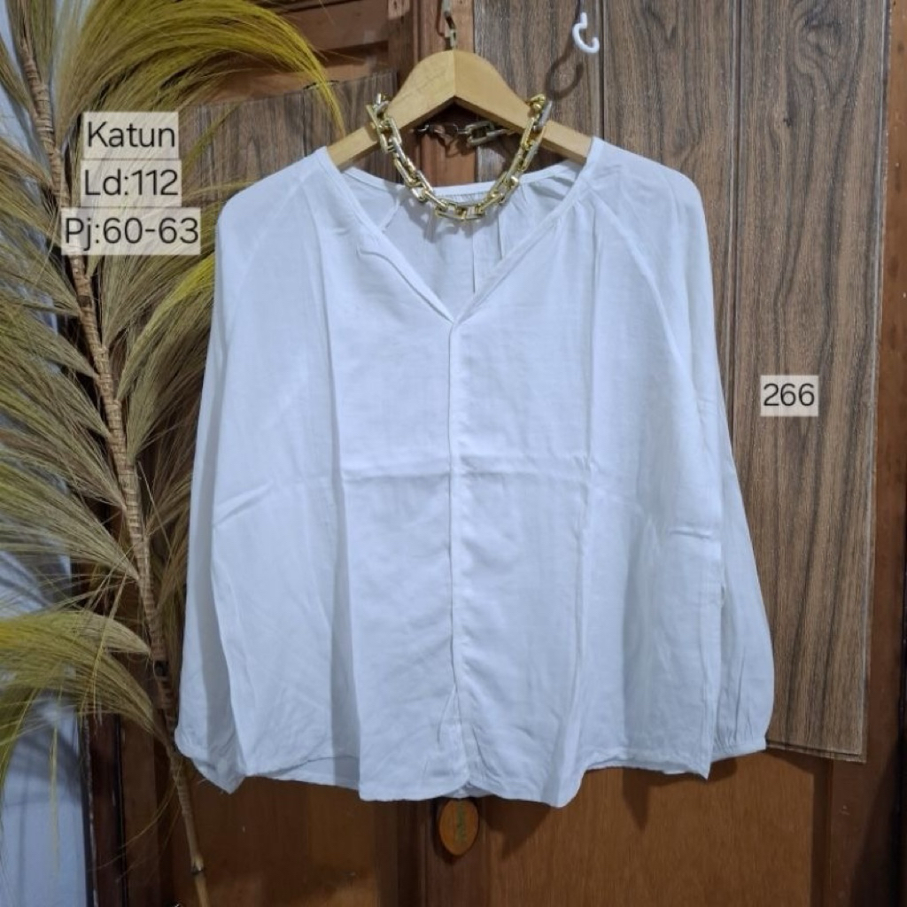 preloved atasan putih