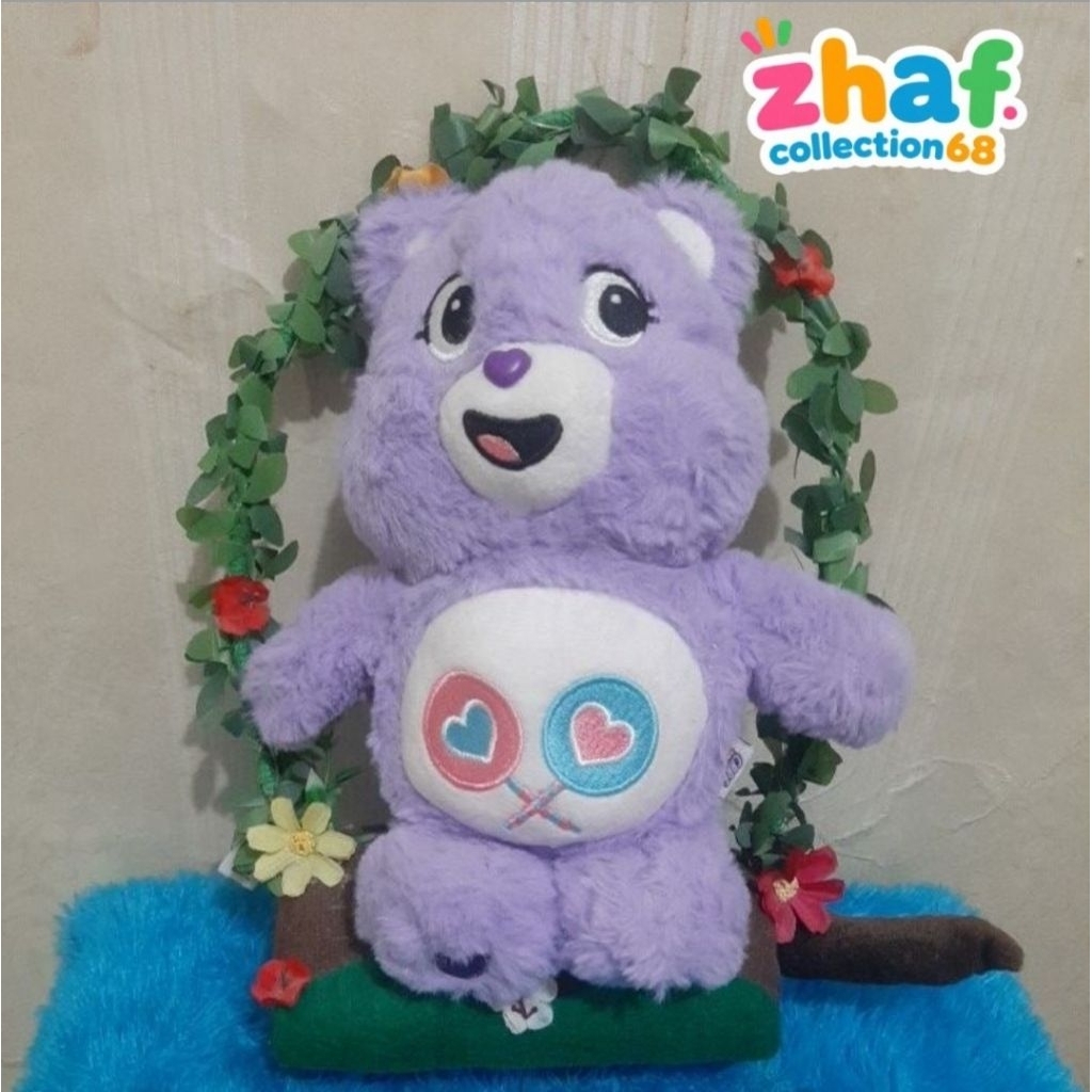 boneka care bears purple candy