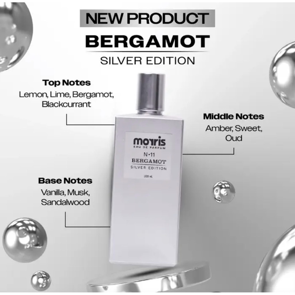 MORRIS EDP SILVER BERGAMOT 100ml