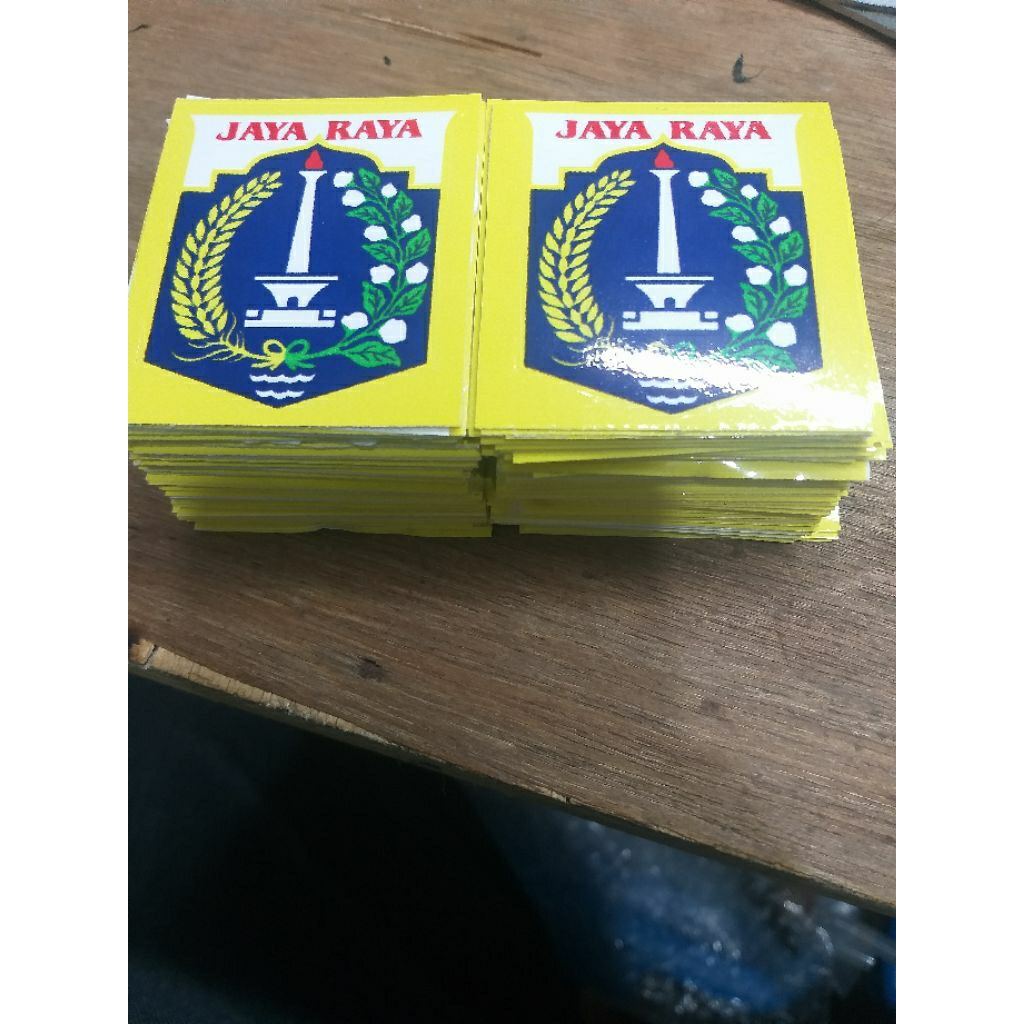 stiker logo jaya raya