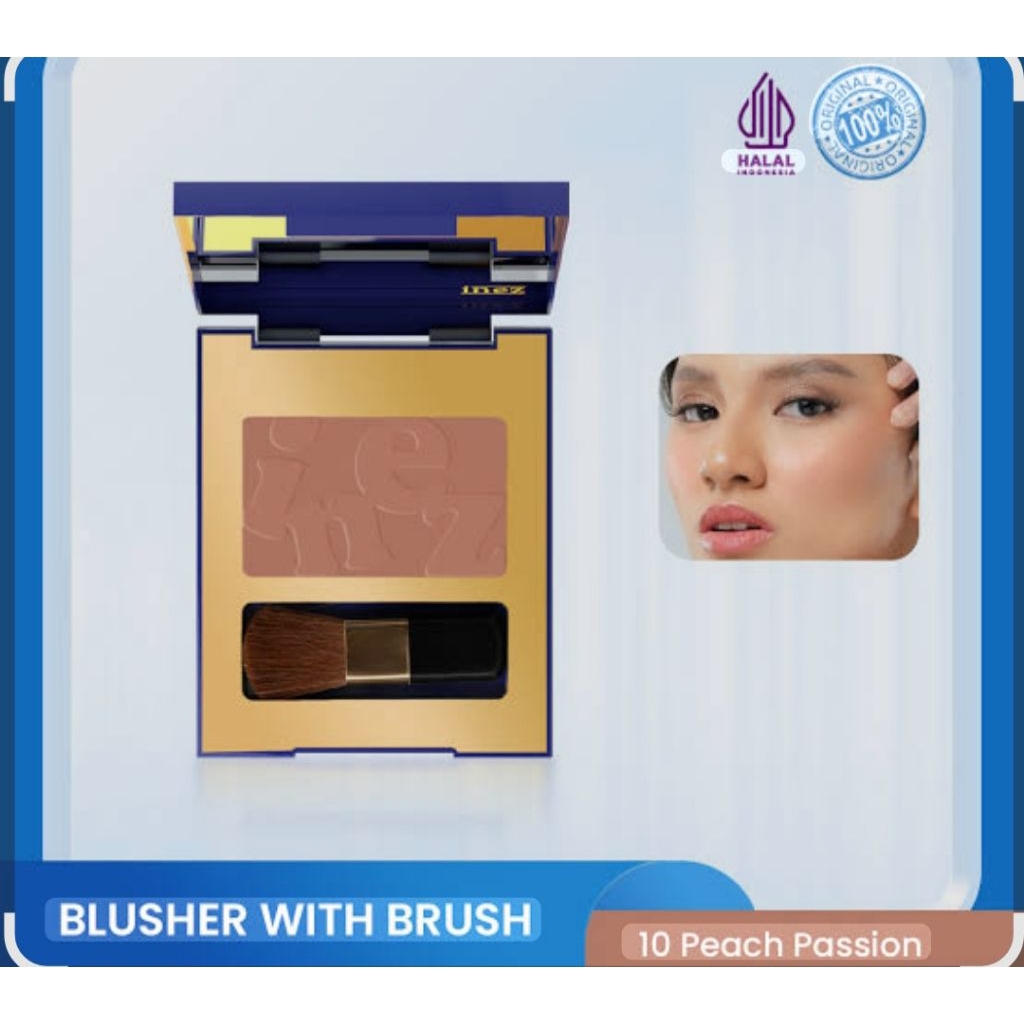 Inez bluser with brush