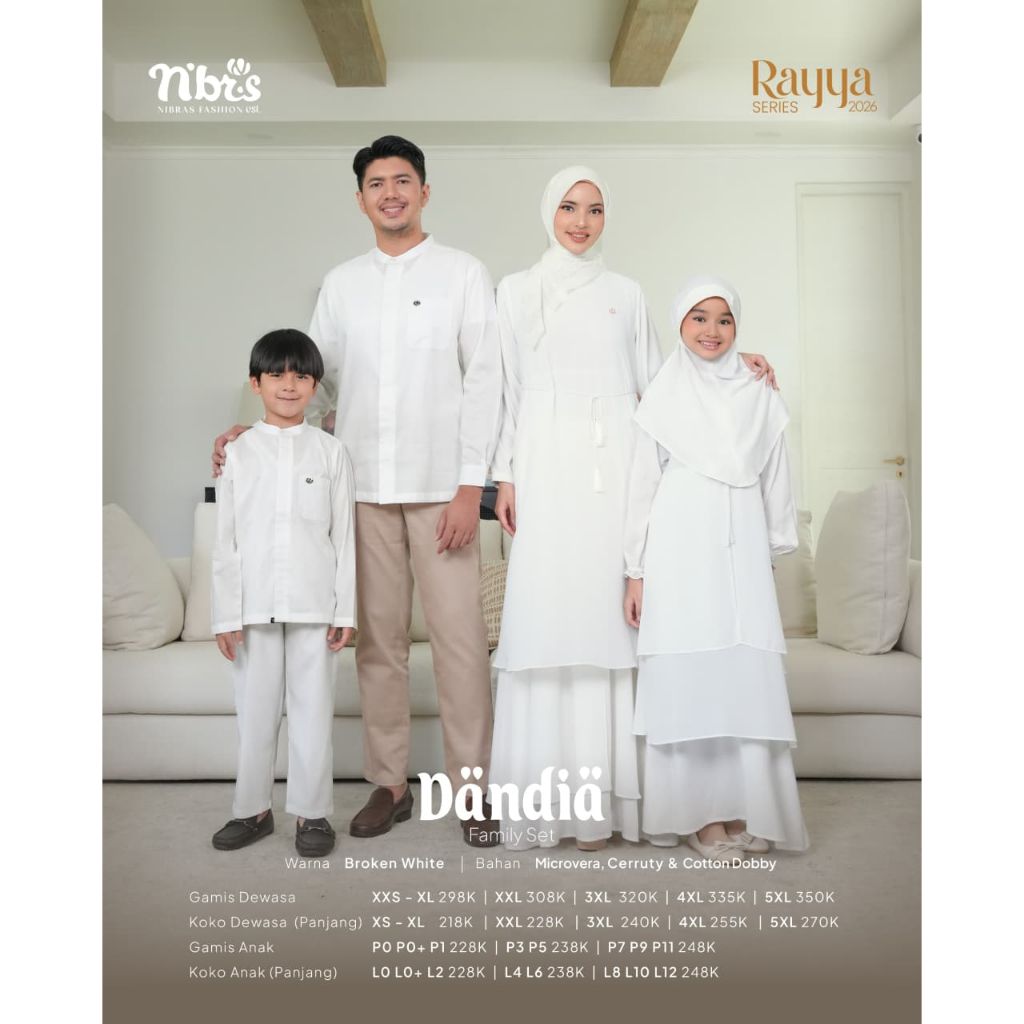 SARIMBIT DANDIA BROKEN WHITE BY NIBRAS