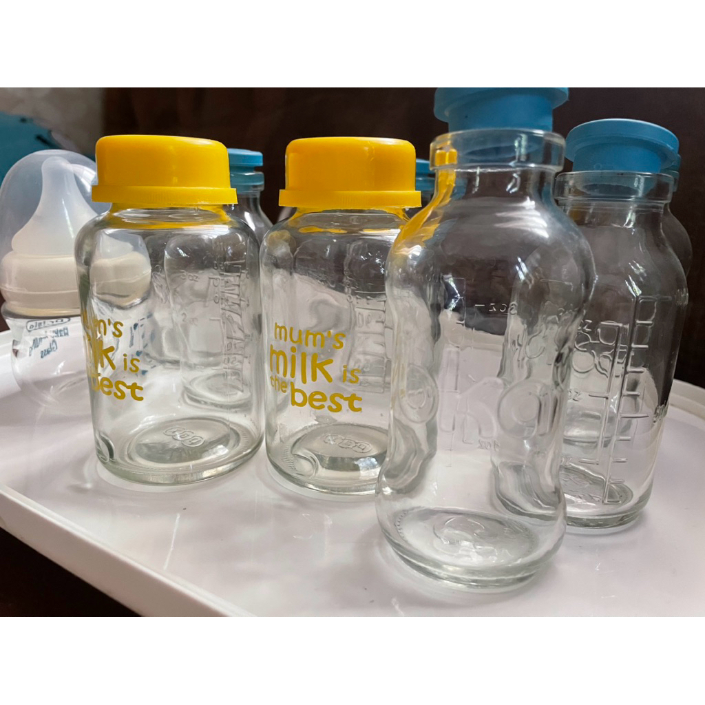 botol  asi kaca paket