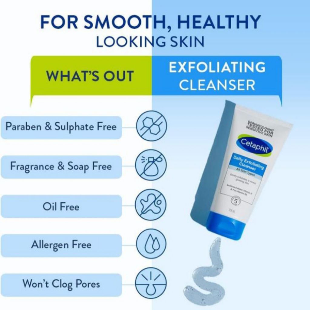 Cetaphil Exfoliating Daily Cleanser 178ml