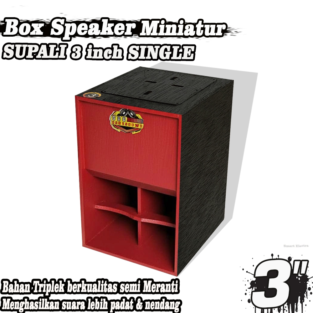 Box Speaker Miniatur SUPALI 3 INCH