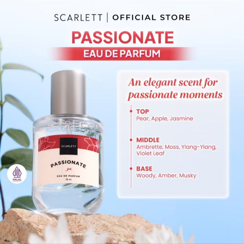 SCARLETT EAU DE PARFUM (PASSIONATE) 30ml