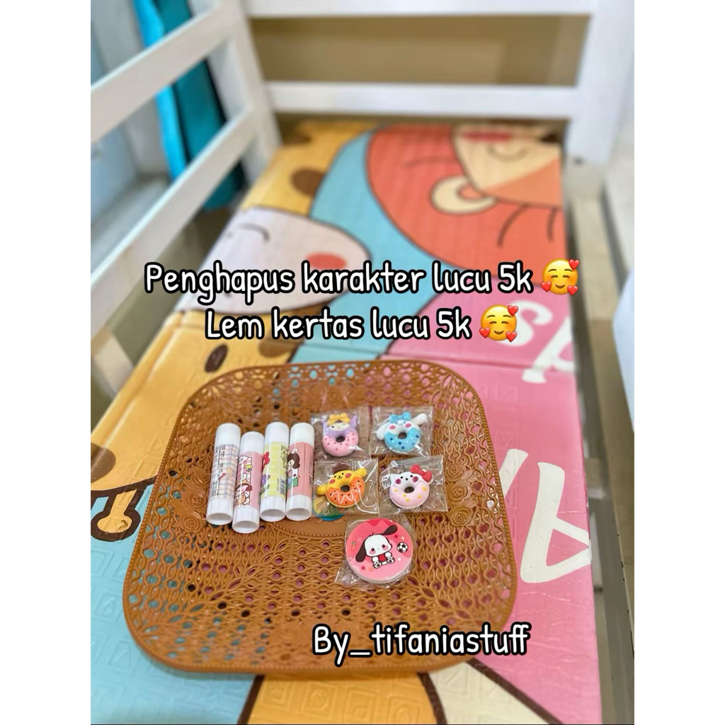 Penghapus dan Lem Kertas