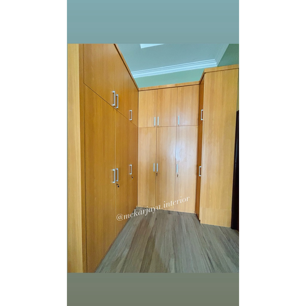lemari custom full plakpon per m