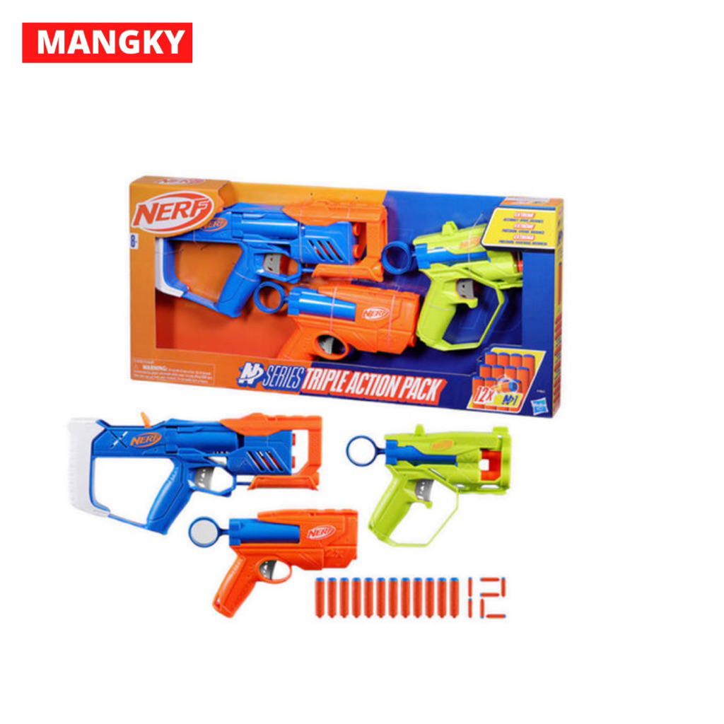 Nerf N Series Triple Action Pack