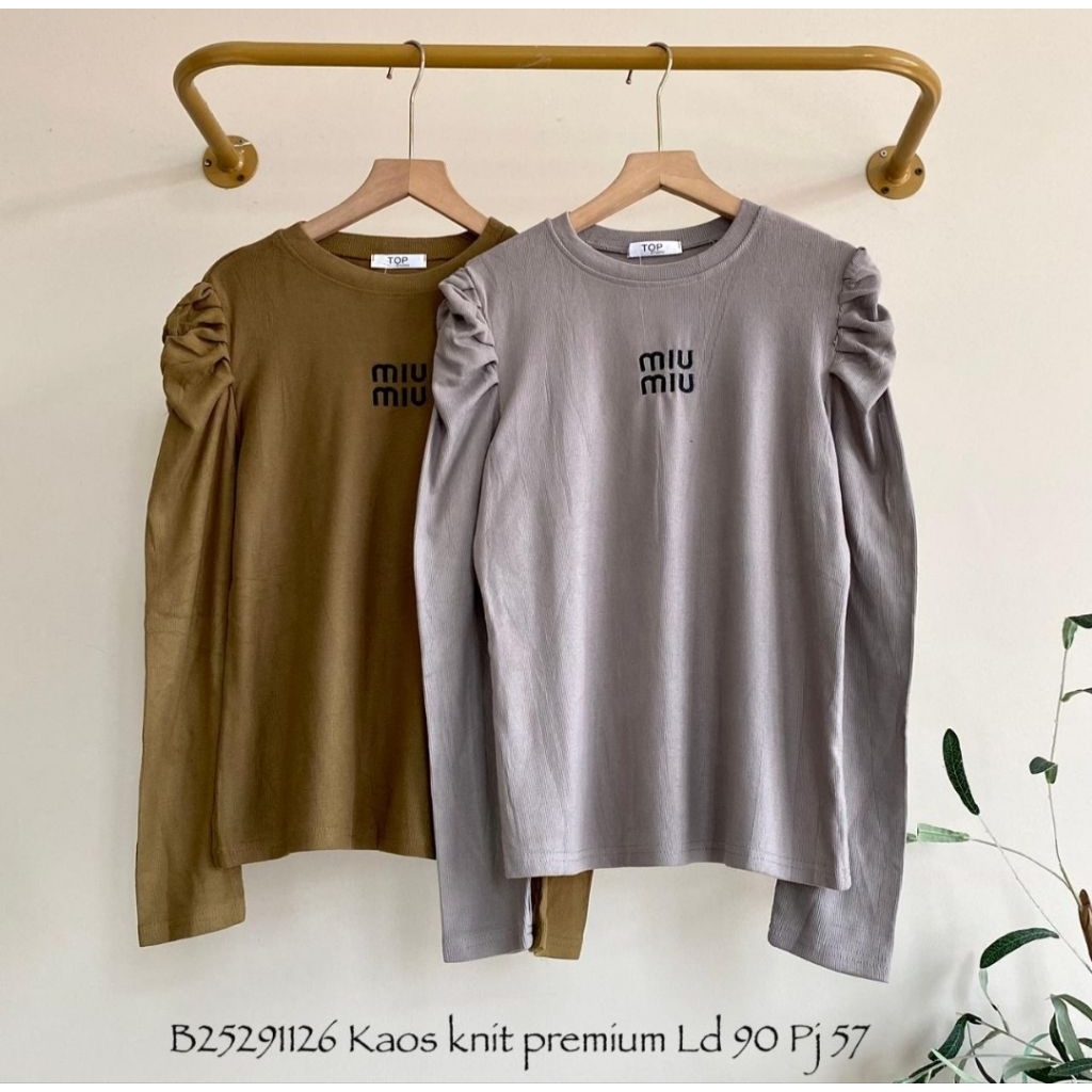 blouse kaos knitt import