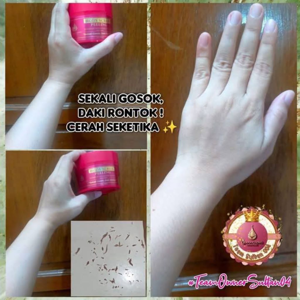 Body scrub peeling Qianaglowss