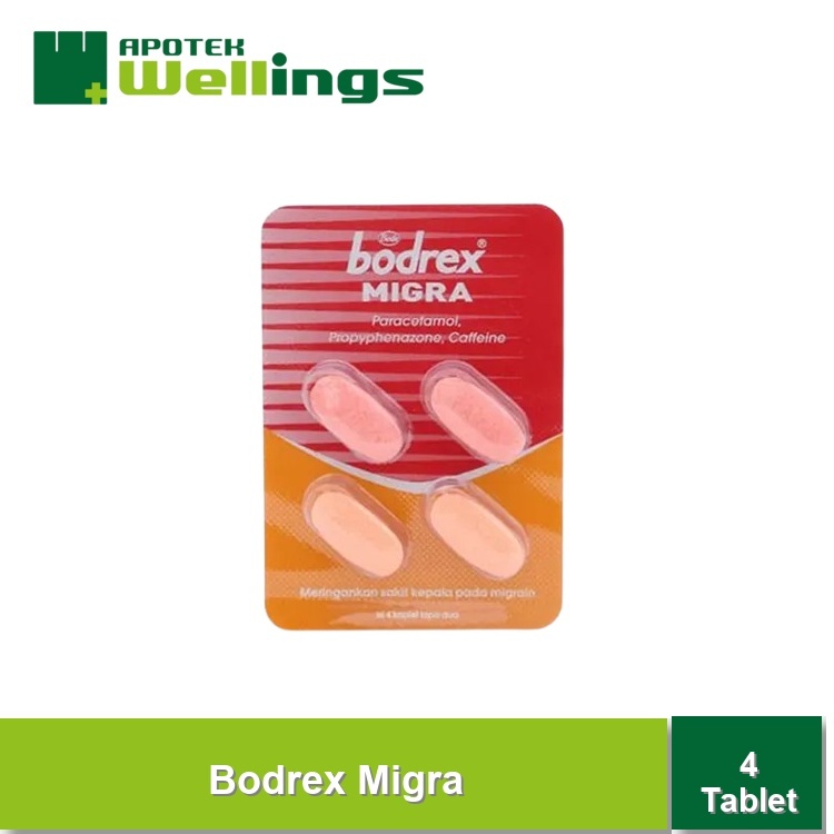 Wellings Bodrex Migra 4 Tablet