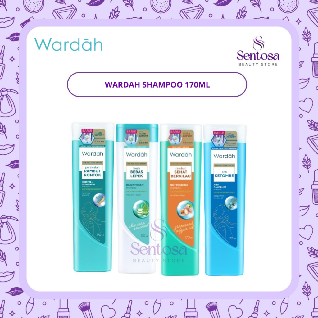 WARDAH SHAMPOO 170ML