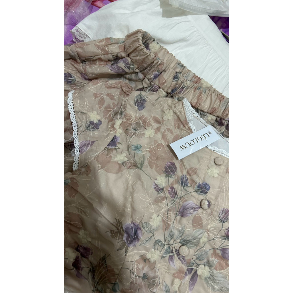 Set baju rok leglouw