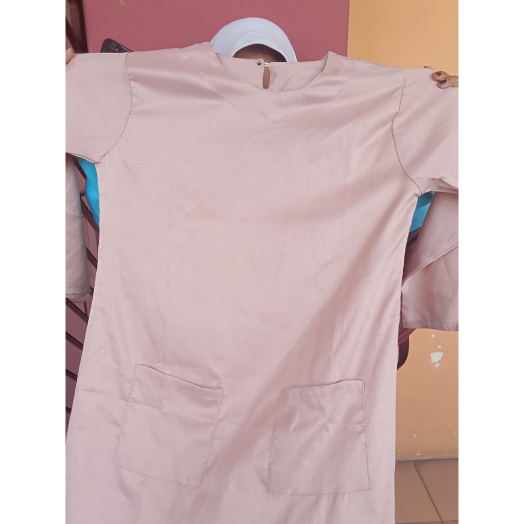 gamis polos elegan