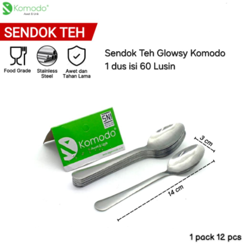 SENDOK TEH GLOWSY KOMODO
