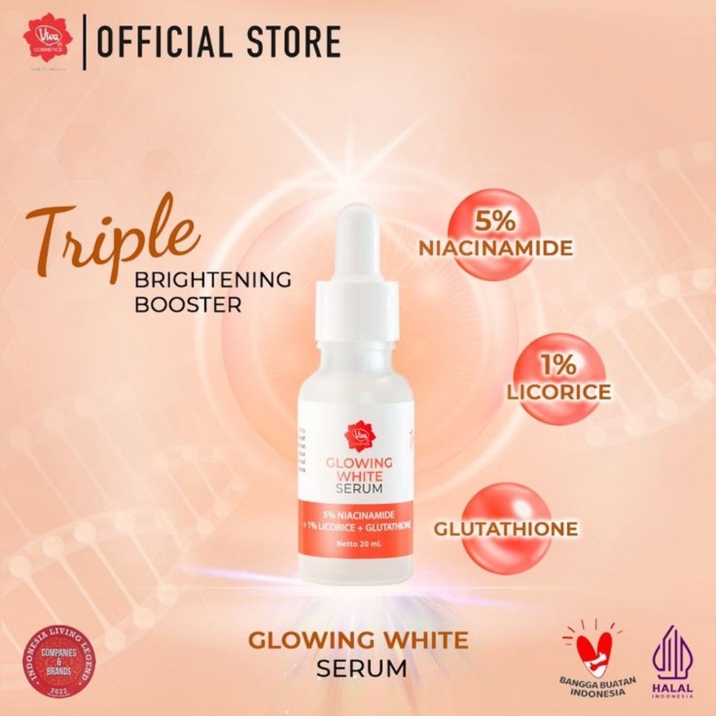 Viva Glowing White Serum 20ml