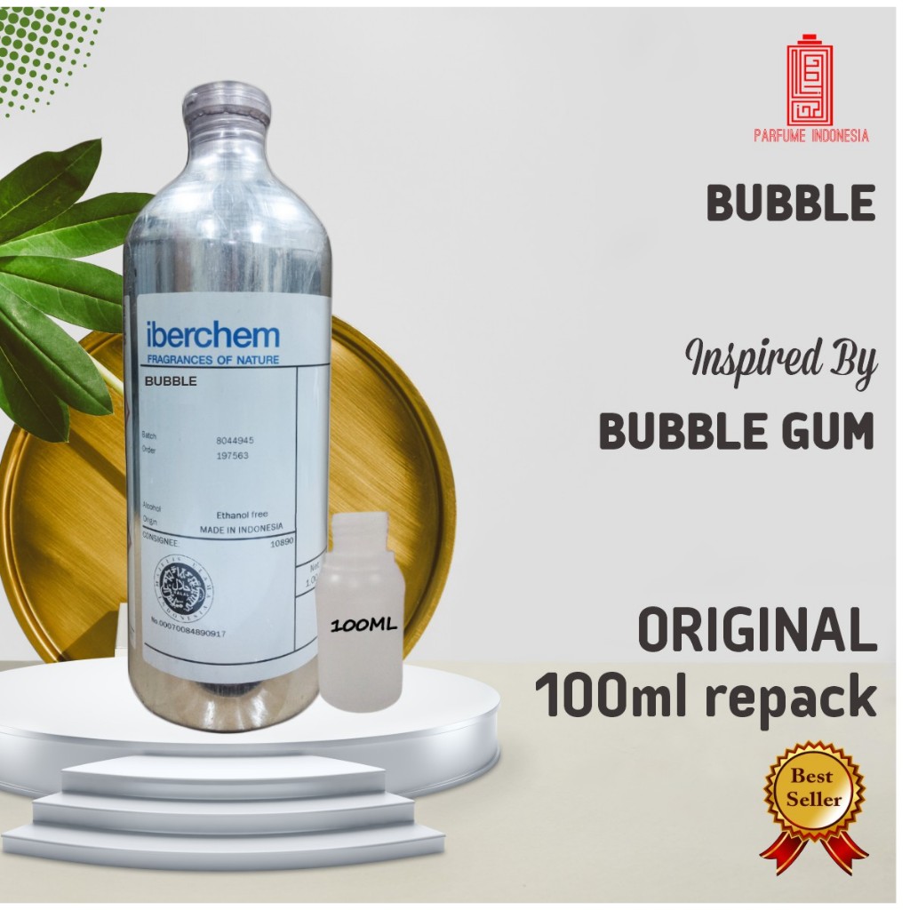 bibit parfum murni BUBBLE  IBERCHEM 100ML REPACK