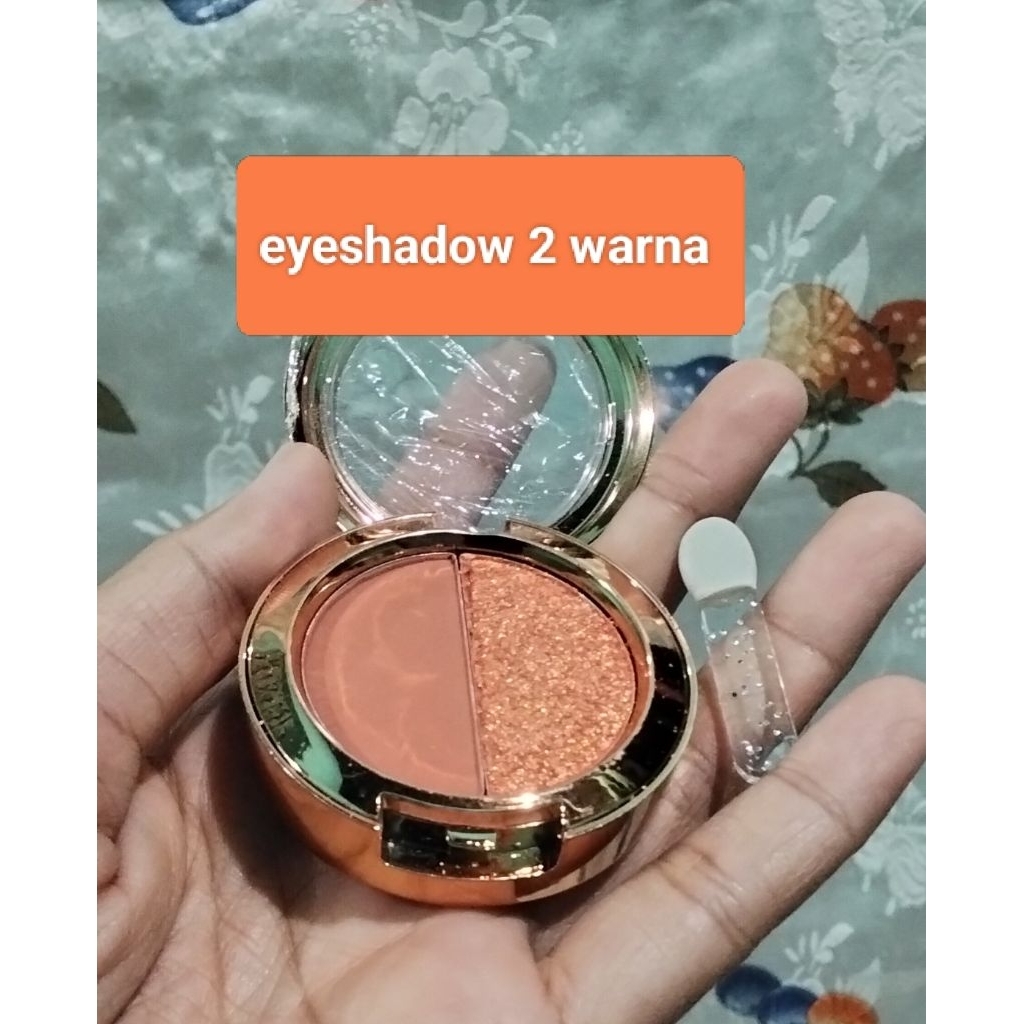 eyeshadow highlighter 2 warna