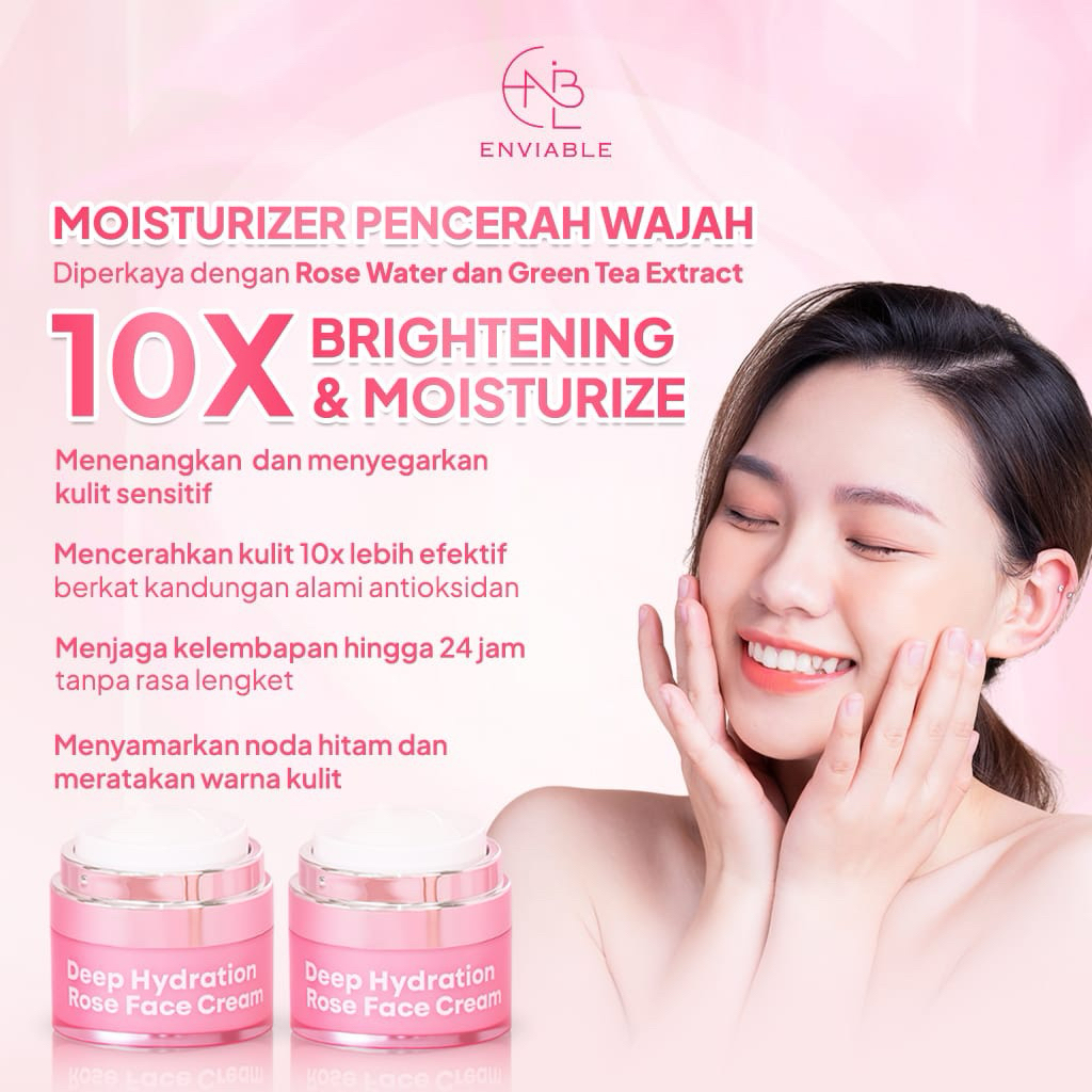 ENVIABLE (Moisturizer Deep Hydration Rose) 20g