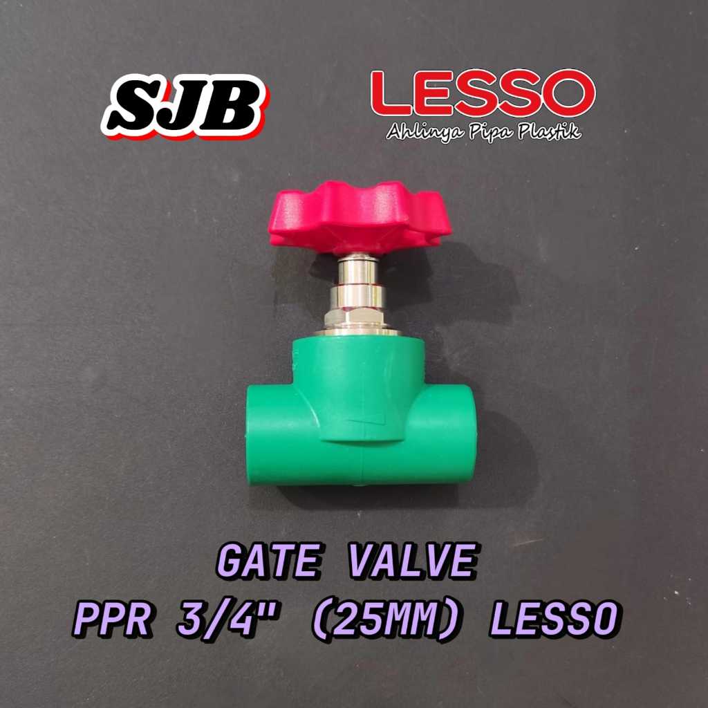 GATE VALVE PPR 3/4" (25MM) LESSO