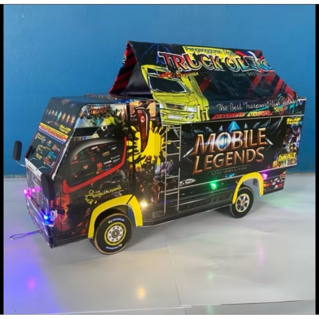 miniatur truk oleng