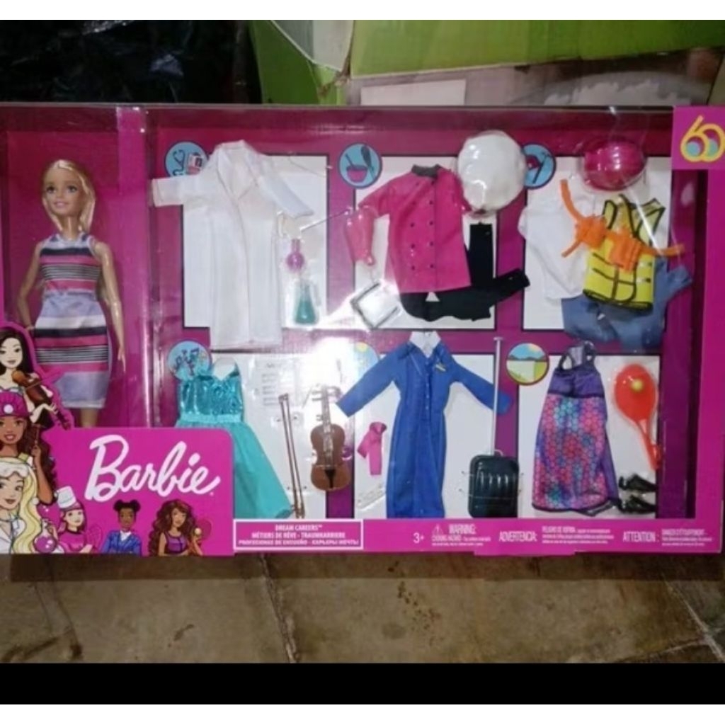 barbie full accessories Mattel