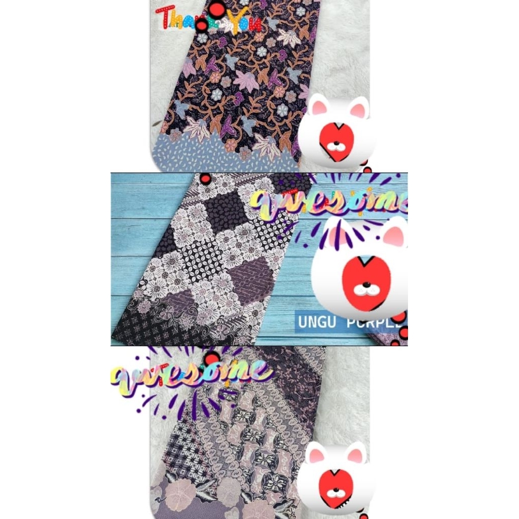 bahan batik semisutra halus