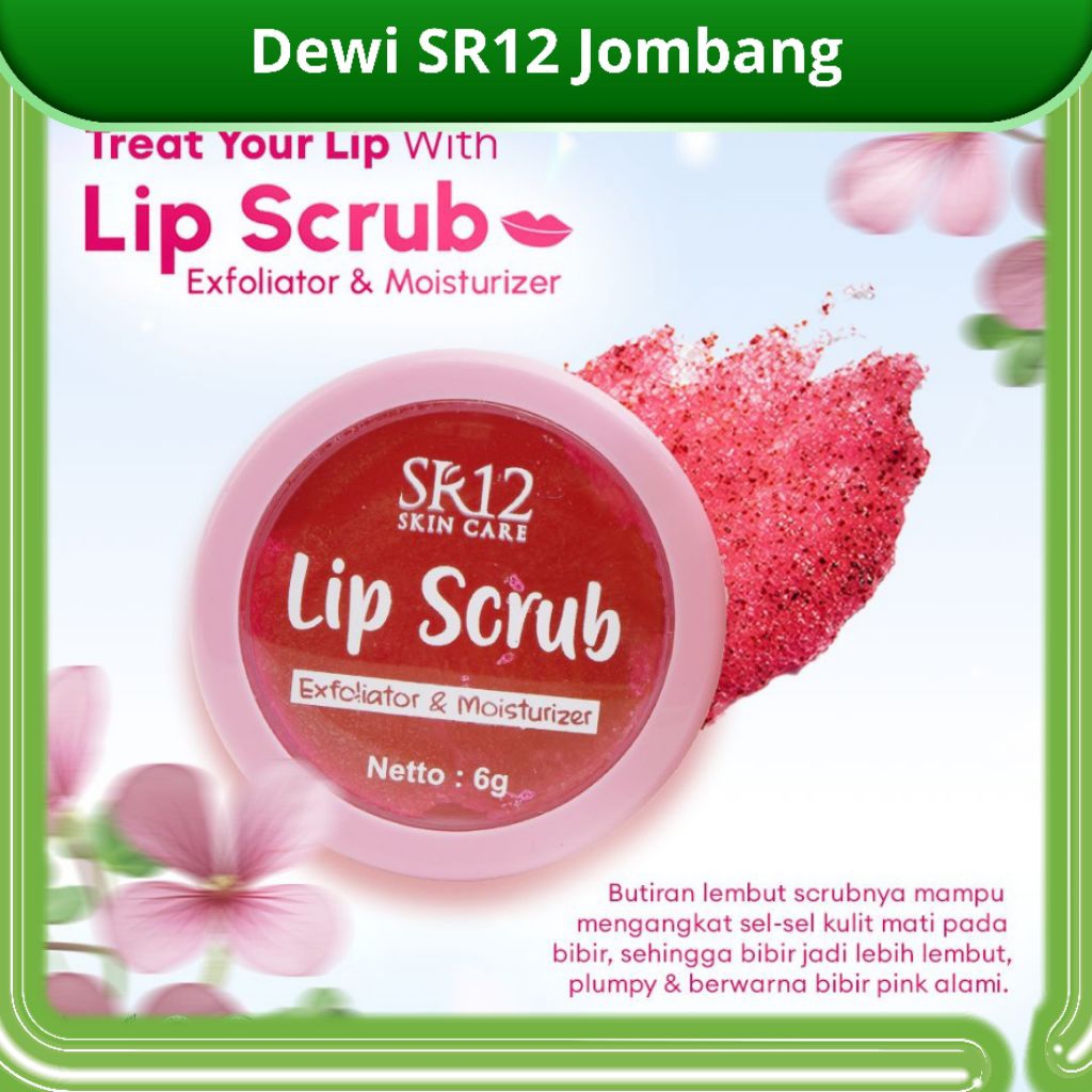 lips Scrub Exfoliator dan Moisturizer