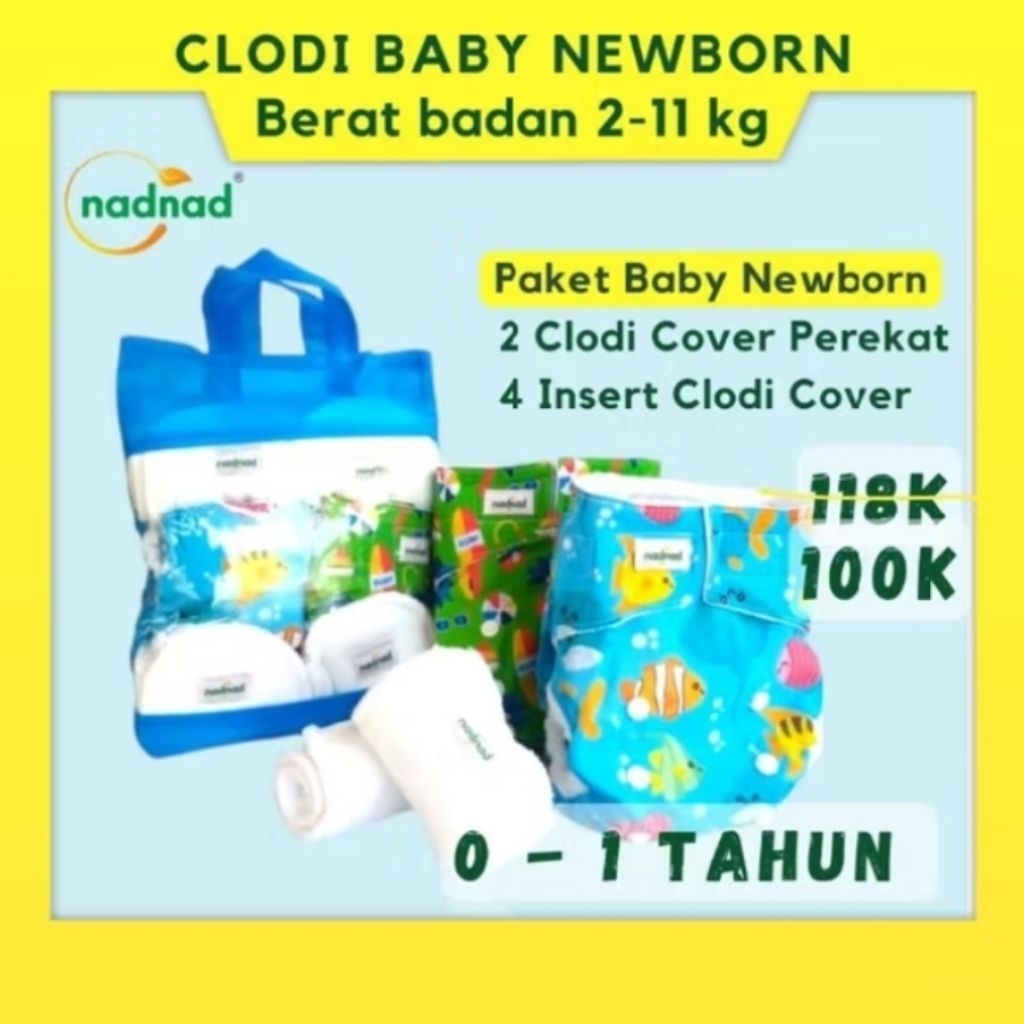 Preloved Clodi Nadnad 1 paket