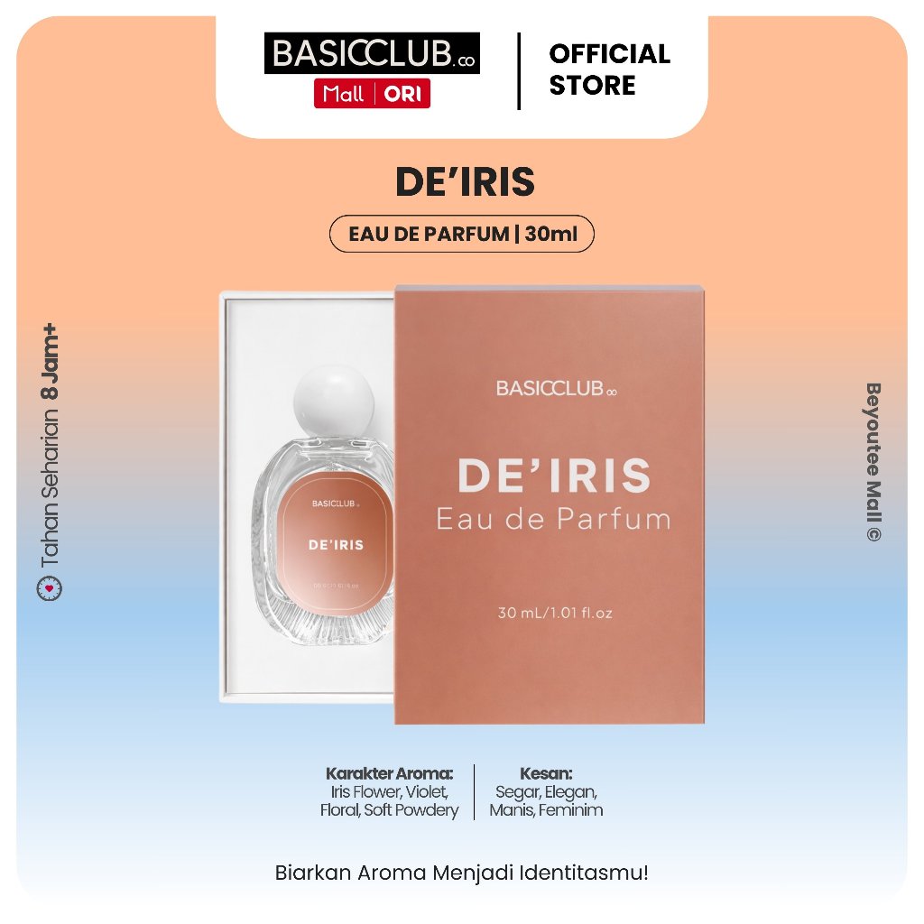 Basicclub.co De Iris Eau De Parfum 30ml