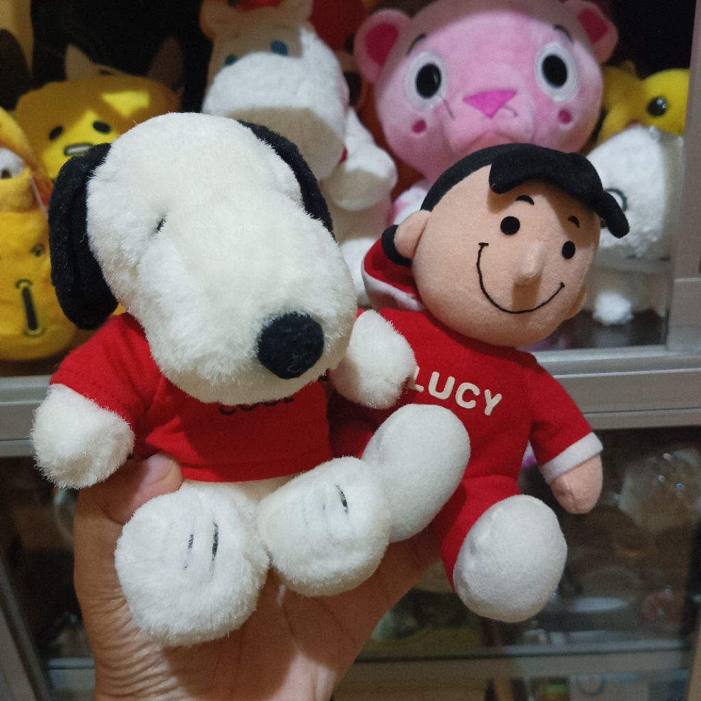 Boneka Snoopy dan Lucy (Sepasang)