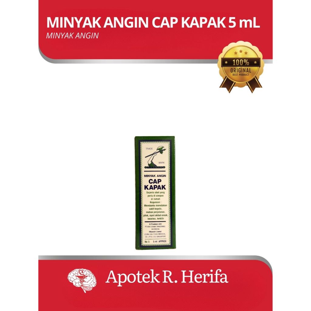 Minyak Angin Cap Kapak 5 mL